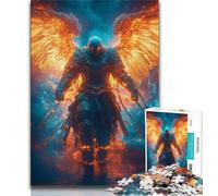 Puzzle Space Warrior per adulti e adolescenti, 1000 pezzi, aiuta il cervello a esercitare i giocattoli avvincenti per coltivare la pazienza e l'interazione genitore-figlio, 38x26cm