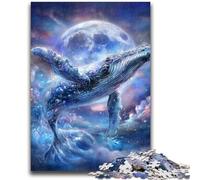 Puzzle Space Whale da 1000 pezzi per adolescenti, regali, modelli da assemblare, attività divertenti da fare a casa, regalo di compleanno, regali da viaggio (38x26cm)