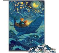 Puzzle Space Whale da 1000 pezzi per adulti, gioco stimolante e gioco per famiglie, collezione di artisti, belle arti per bambini dai 14 anni in su (26x38cm)