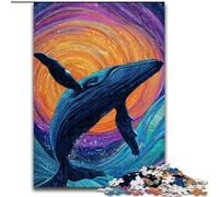 Puzzle Space Whale per adolescenti, 1000 pezzi, un'offerta stimolante e difficile da regalare a tutta la famiglia (50x75cm)