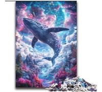 Puzzle Space Whale per adulti e ragazzi, 2000 pezzi, adatto per bambini dai 14 anni in su, decorazione da parete, regalo di compleanno (70x100cm)