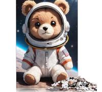 Puzzle spaziale a tema astronauta, sfida difficile, 100% in cartone riciclato, per adulti e adolescenti, regali di Halloween, 1000 pezzi (75x50 cm)