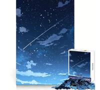 Puzzle spaziale Anime Blue Sky da 1000 pezzi per adolescenti, stimolante cognitivo, per il tempo libero, con incastro preciso, ideale per Natale (38x26cm)