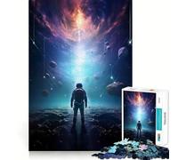 Puzzle spaziale con astronauti e pianeti per ragazzi, 1000 pezzi, con immagini di astronauti, pianeti e altri soggetti, ideale per la ricreazione, il relax e la collezione di opere d'arte (50x75cm)