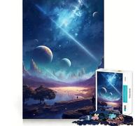 Puzzle spaziale da 1000 pezzi per adolescenti, gioco per allenare la mente, design rilassante, assemblaggio, regalo prezioso (38x26cm)