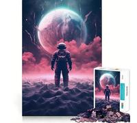Puzzle spaziale da 1000 pezzi per adulti, gioco di allenamento mentale, relax, taglio di precisione, regalo elegante (50x75cm)