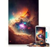 Puzzle spaziale da 1000 pezzi per adulti, gioco intellettuale rilassante e distensivo, con taglio preciso, ideale come regalo di Babbo Natale (50x75cm)