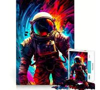 Puzzle spaziale da 1000 pezzi per ragazzi, gioco di memoria, gioco al chiuso, taglio fine, Babbo Natale, scegli il tuo desiderio 38x26cm