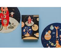 Puzzle spaziale double face