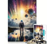 Puzzle spaziale galattico per adulti, 1000 pezzi, rompicapo, per il tempo libero a casa, da assemblare, regalo di compleanno (50x75cm)