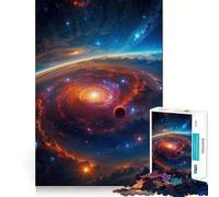 Puzzle spaziale Nebulosa Galassia per adulti 1000 pezzi Gioco di logica mentale Divertimento rilassante Taglio solido Sorpresa calda (50x75cm)