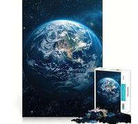 Puzzle spaziale Neon Planet da 1000 pezzi per adulti, stimola la memoria, divertimento al chiuso, assemblaggio di motivi, regalo di Natale (38x52cm)