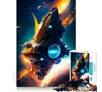 Puzzle spaziale nucleare da 1000 pezzi per adulti e ragazzi, gioco cognitivo, svago divertente, assemblaggio di modelli, regalo festivo 38x52cm