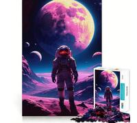 Puzzle spaziale per adulti,1000 pezzi,gioco stimolante per la mente,pezzi precisi e facili da incastrare,attività rilassante di gruppo al chiuso (38x26cm)