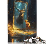 Puzzle Specchio del Futuro 100% carta cartone riciclata, puzzle rettangolare per bambini adulti, regalo di Natale 1000 pezzi (75x50 cm)