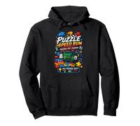 Puzzle Speed Run Puzzler Puzzle Shirt Felpa con Cappuccio