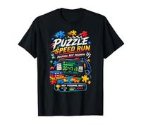 Puzzle Speed Run Puzzler Puzzle Shirt Maglietta