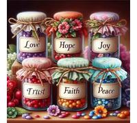 Puzzle Speranza Pace Fede, puzzle 150 pezzi per Adulti e Ragazzi 26x26inch, Intrattenimento Creativo, Sfide Divertenti, Bellissimi Regali per Gli Amanti dei Puzzles, puzzles Decorazione per Casa