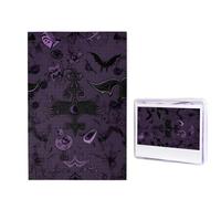 Puzzle spettrale gotico viola nero 1000 pezzi puzzle personalizzato puzzle in legno per adulti foto puzzle arte appeso alla parete decorazione per compleanno, matrimonio, San Valentino, anniversario