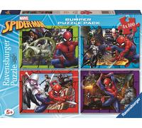 PUZZLE RAVENSBURGER PUZZLE 4X100 BUMPER SPIDERMAN 12001076