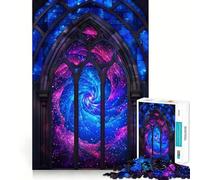 Puzzle Spiral Cosmos da 1000 pezzi per ragazzi, gioco di logica e rompicapo, divertimento da costruire insieme, taglio di precisione, regalo elegante 38x26cm