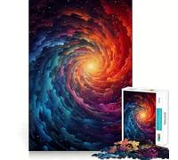 Puzzle Spirale della Nascita del Mondo da 1000 pezzi per adolescenti, sfida mentale, gioco rilassante, taglio preciso, opera d'arte da esporre 50x75cm