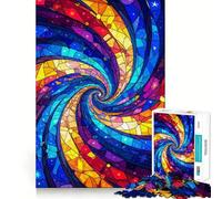 Puzzle Spirale di Luce Stellare da 1000 Pezzi per Adulti, Gioco di Sfida per la Mente, Gioco di Gruppo, Tracce Rifinite, Regalo Perfetto 38x52cm