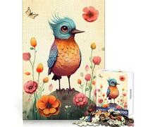 Puzzle Spring Bird V da 1000 pezzi per ragazzi, gioco di abilità mentale, svago, divertimento, design, assemblaggio, regalo elegante 50x75cm