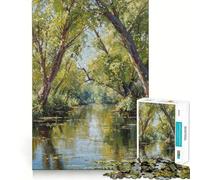Puzzle Spring River per adulti, 1000 pezzi, stimolante, rilassante, con dettagli nitidi e unici 50x75cm