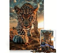 Puzzle "Stalking The Sunset Wild" da 1000 pezzi per adolescenti, gioco per allenare la mente, rilassante e divertente, da assemblare, regalo perfetto 38x26cm