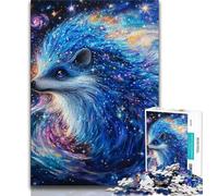 Puzzle Star Hedgehog per adolescenti 1000 pezzi, giocattolo educativo intellettuale decomprimente, regalo di compleanno, regali, arte murale 50x75cm