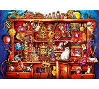 Puzzle Stará polička con giocattoli 1000 pezzi