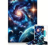 Puzzle Stardust Symphony per ragazzi, 1000 pezzi, gioco di logica, antistress, bordi trasparenti, regalo classico 38x26cm