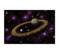 Puzzle Starry Night, Puzzle 2000 pezzi Pianeti in Legno Impegnativi per Adulti, Misura: 100x71cm, Gioco Educativo Fai Da Te con Scatola Regalo Adulti, Rompecapo per Decorazioni casa, Regalo Donna R-53