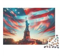 Puzzle Statua della Libertà 1000 Pezzi Puzzle per Adulti 38x26cm/1000pcs