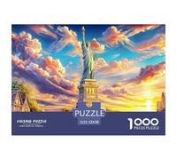 Puzzle Statua della Libertà_ New York 1000 Pezzi Per Adulti E Bambini - Giochi Stimolanti Per Tutta La Famiglia, 52x38cm/1000pcs