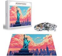 Puzzle Statua della Libertà Puzzle 5000 Pezzi Arte per Adulti e Bambini, Paesaggio Puzzle Giochi Rilassamento e Intelligence, Jigsaw Adulti DIY Classici legno Gioco, Idea Regalo per Lei o Lui D-499