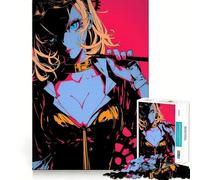 Puzzle Steampunk Anime Girl da 1000 pezzi per adolescenti, gioco di logica, leggero e rilassante, taglio preciso, regalo classico 50x75cm