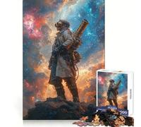 Puzzle Steampunk Astronauta da 1000 pezzi per adulti, gioco stimolante e divertente, taglio preciso, regalo speciale 50x75cm
