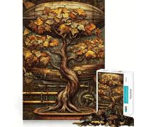Puzzle Steampunk Bonsai da 1000 pezzi per ragazzi, gioco di logica, leggero e rilassante, taglio preciso, regalo classico 50x75cm