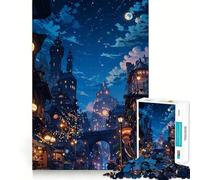 Puzzle Steampunk City per ragazzi, 1000 pezzi, rompicapo rilassante, divertente, artistico, da assemblare, regalo perfetto 50x75cm