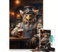 Puzzle Steampunk con Grifone della Birra per Adulti, 1000 Pezzi, Rafforza la Memoria, Tranquillo, Calmo, Bordo Pulito, Opera d'Arte da Collezione 50x75cm