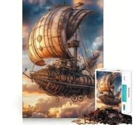 Puzzle Steampunk da 1000 pezzi per adulti, gioco di logica, ideale per il tempo libero a casa, con tagli precisi e un regalo speciale 50x75cm