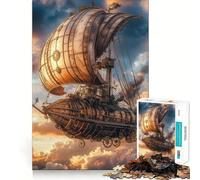 Puzzle Steampunk da 1000 pezzi per adulti, gioco di logica, ideale per il tempo libero a casa, con tagli precisi e un regalo speciale 38x52cm