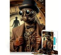 Puzzle steampunk di Sherlock Holmes per ragazzi, 1000 pezzi, attività per allenare la mente a casa, bordi precisi, regalo festivo 38x26cm