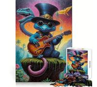 Puzzle Steampunk Dino Jam Session per adolescenti, 1000 pezzi, gioco rilassante, bordi puliti, oggetto regalo di Babbo Natale 50x75cm