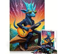 Puzzle Steampunk Dino Rhythms da 1000 pezzi per adulti, gioco di puzzle, gioco di logica, calma e relax, decorazione murale 38x26cm