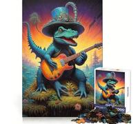 Puzzle Steampunk Dino Serenades da 1000 pezzi per adulti, gioco di logica puro, divertimento rilassante, tagli netti, 50x75cm