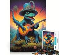 Puzzle Steampunk Dino Serenades da 1000 pezzi per adulti, gioco di logica puro, divertimento rilassante, tagli netti, 50x75cm