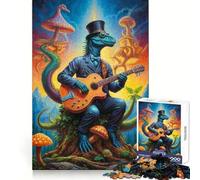 Puzzle Steampunk Dinosaur Ballads da 1000 pezzi per adolescenti, ideale per ricordare, migliorare, calmare la mente, con un'opera d'arte nitida e da collezione 50x75cm